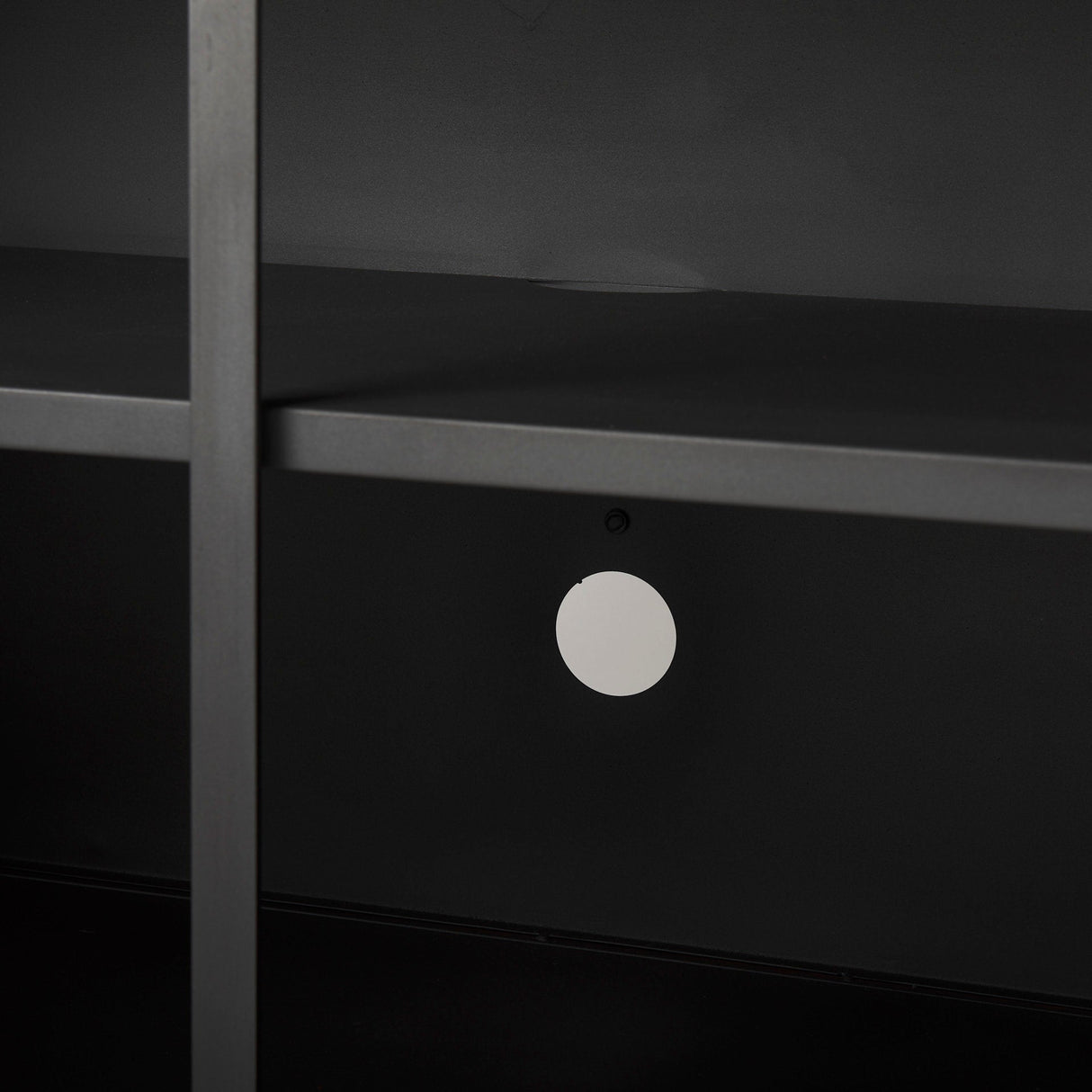 Roxdale 82.0L x 18.0W x 29.0H Acid Wash Metal Sideboard by Mercana at Eve Furniture