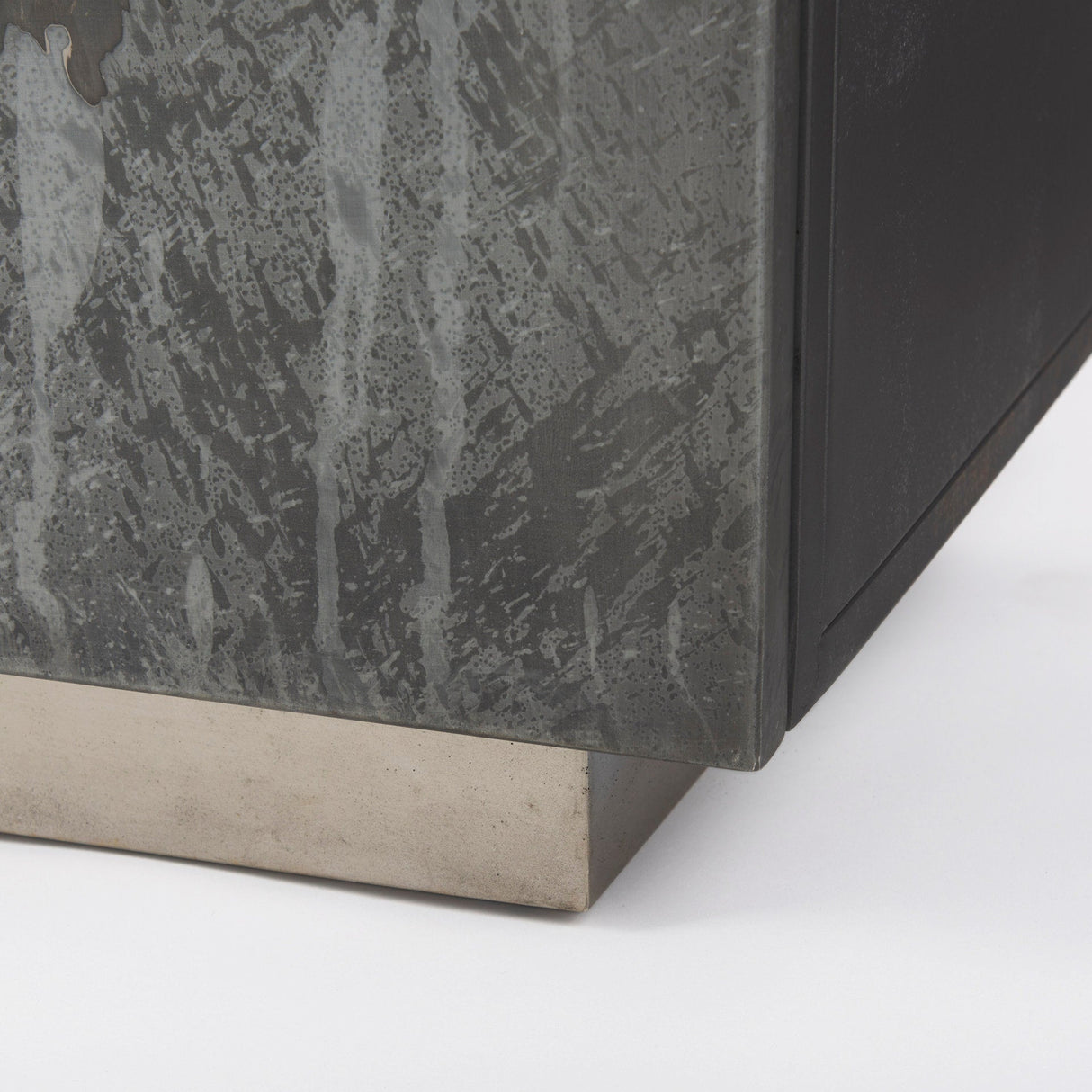 Roxdale Acid Wash Metal Sideboard by Mercana at Eve Furniture