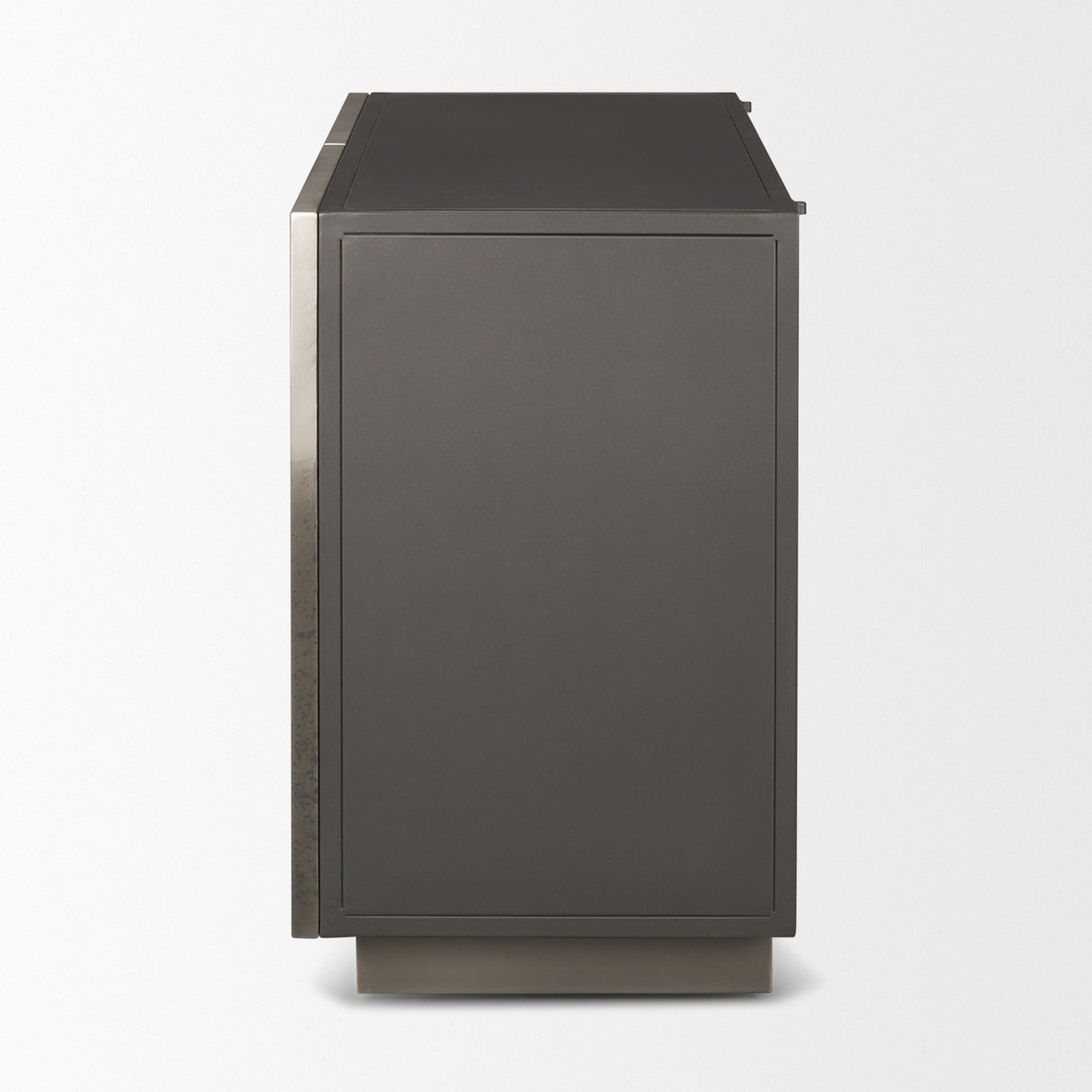 Roxdale Acid Washed Iron Metal Accent Cabinet by Mercana at Eve Furniture