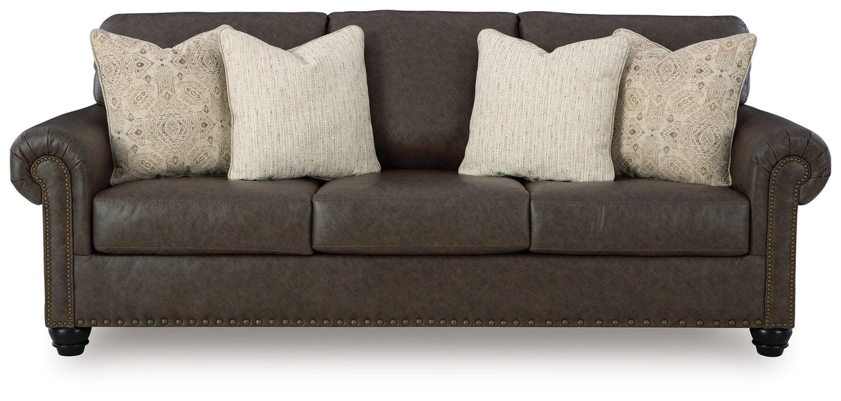 Roxmere Umber Sofa by Ashley at Eve Furniture