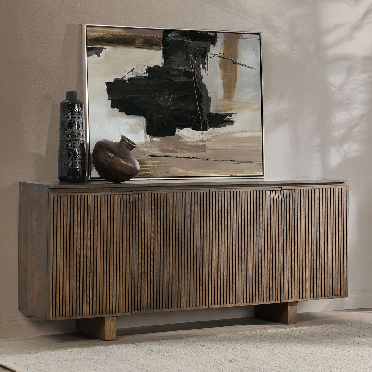 Roya Toasted Brown Cabinet by Classic Home at Eve Furniture