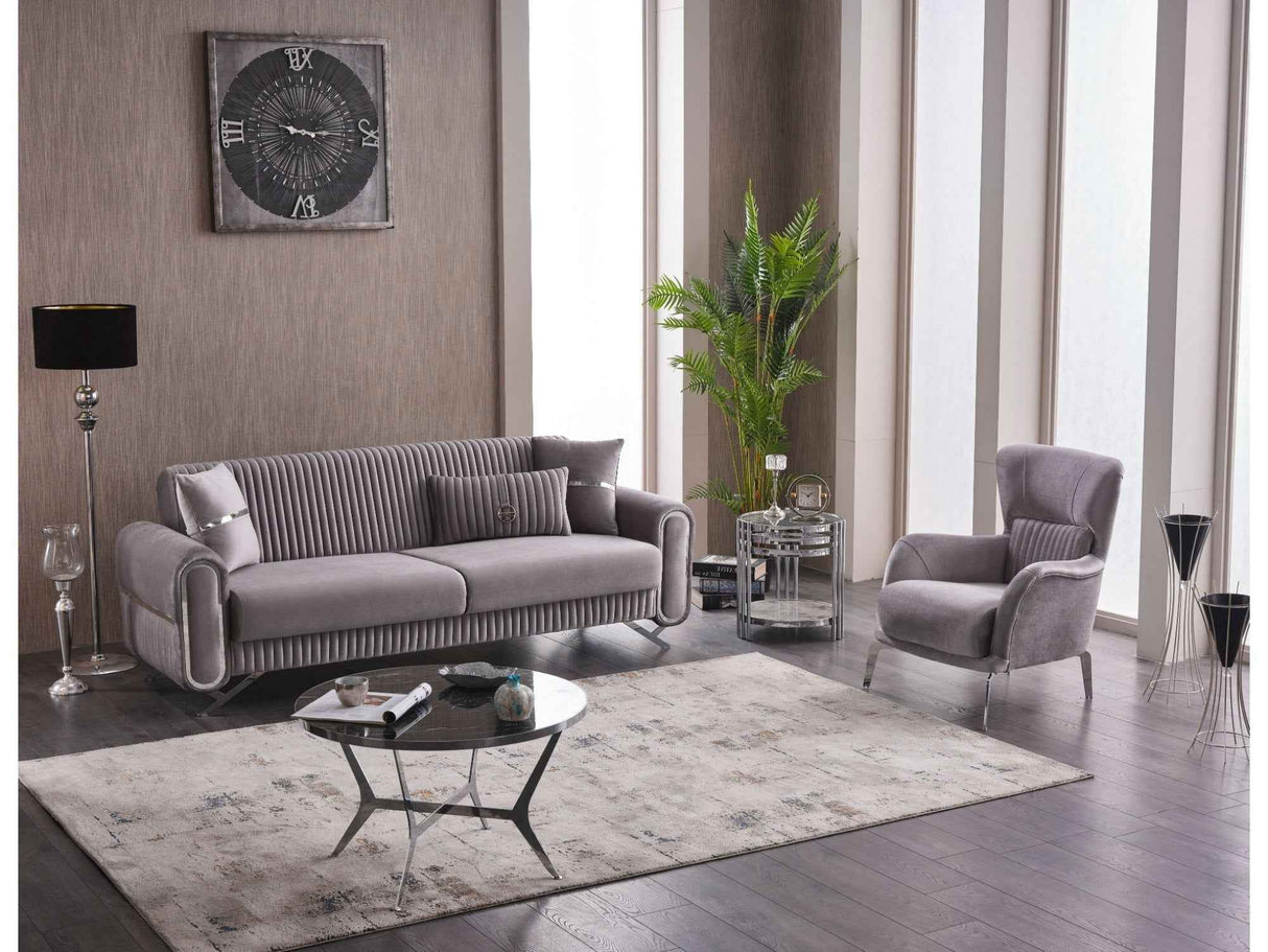 Royal Chair Light Grey by Furnia at Eve Furniture