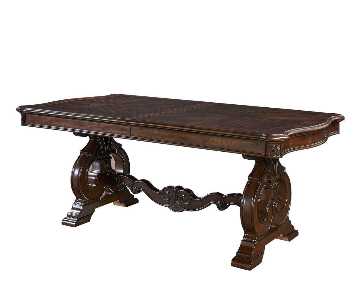 Royale 76-96 inch Table with 20 inch Leaf by Steve Silver at Eve Furniture