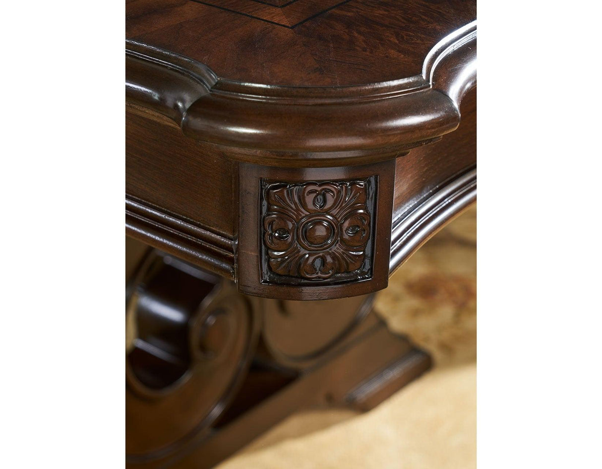 Royale 76-96 inch Table with 20 inch Leaf by Steve Silver at Eve Furniture