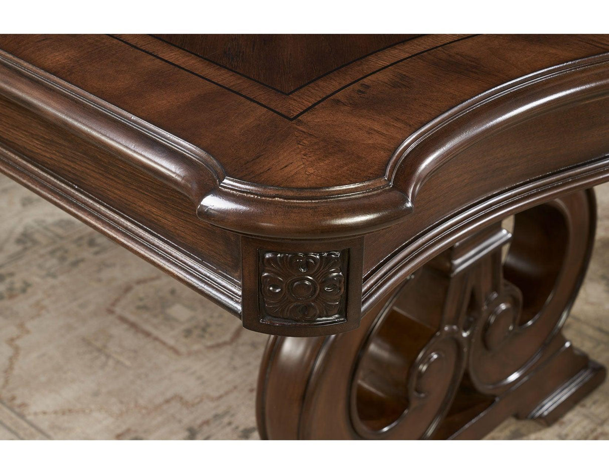 Royale 76-96 inch Table with 20 inch Leaf by Steve Silver at Eve Furniture