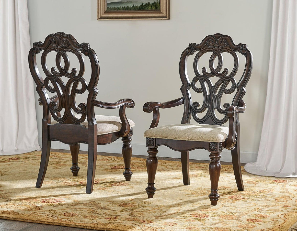 Royale Arm Chair, Set of 2 by Steve Silver at Eve Furniture