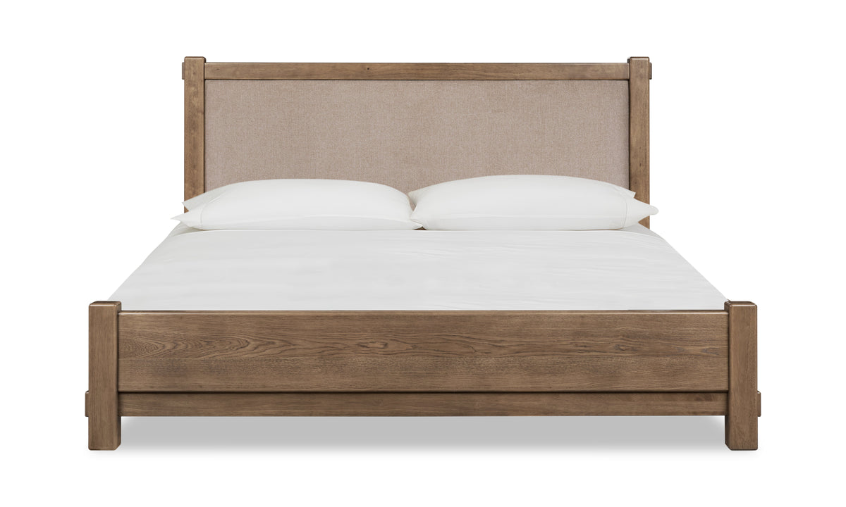 Roycroft Butternut/Harvest Wood King Bed by Modus Furniture at Eve Furniture