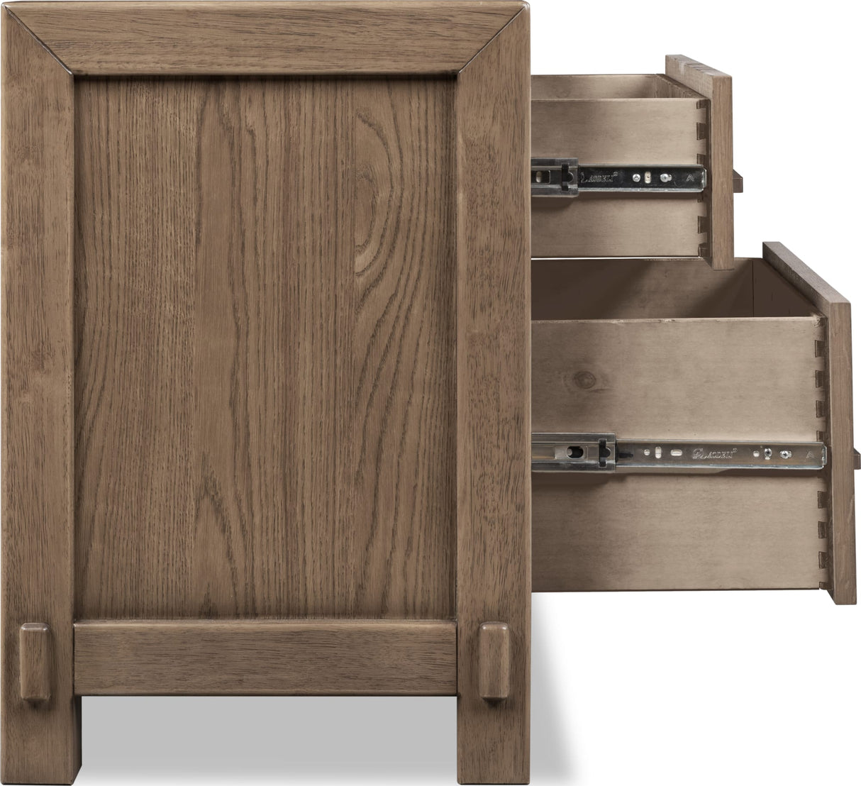 Roycroft Harvest Wood 2 Drawer Nightstand