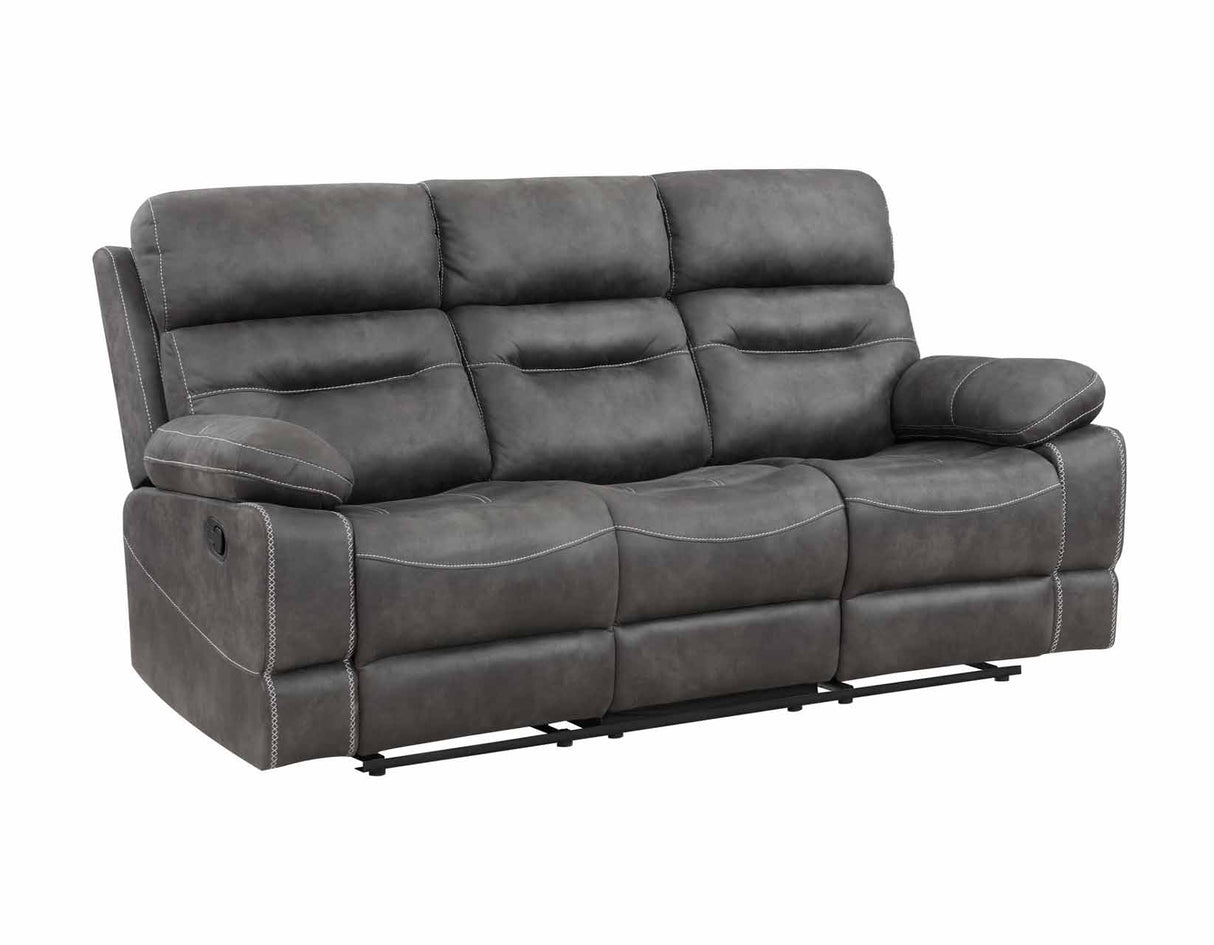 Rudger Gray Reclining Sofa by Steve Silver at Eve Furniture