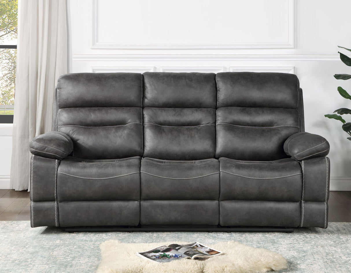 Rudger Gray Reclining Sofa by Steve Silver at Eve Furniture