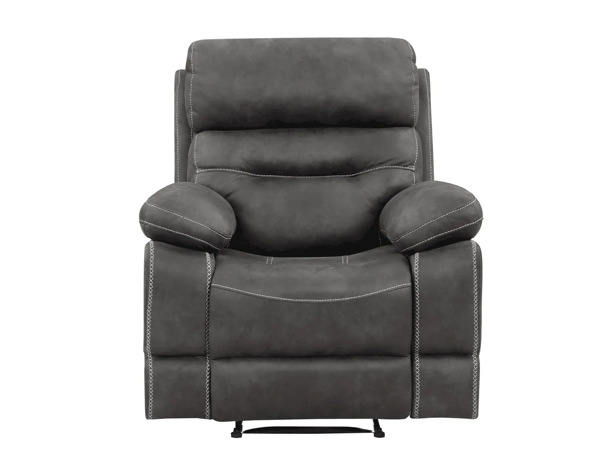 Rudger Gray Manual Recliner by Steve Silver at Eve Furniture