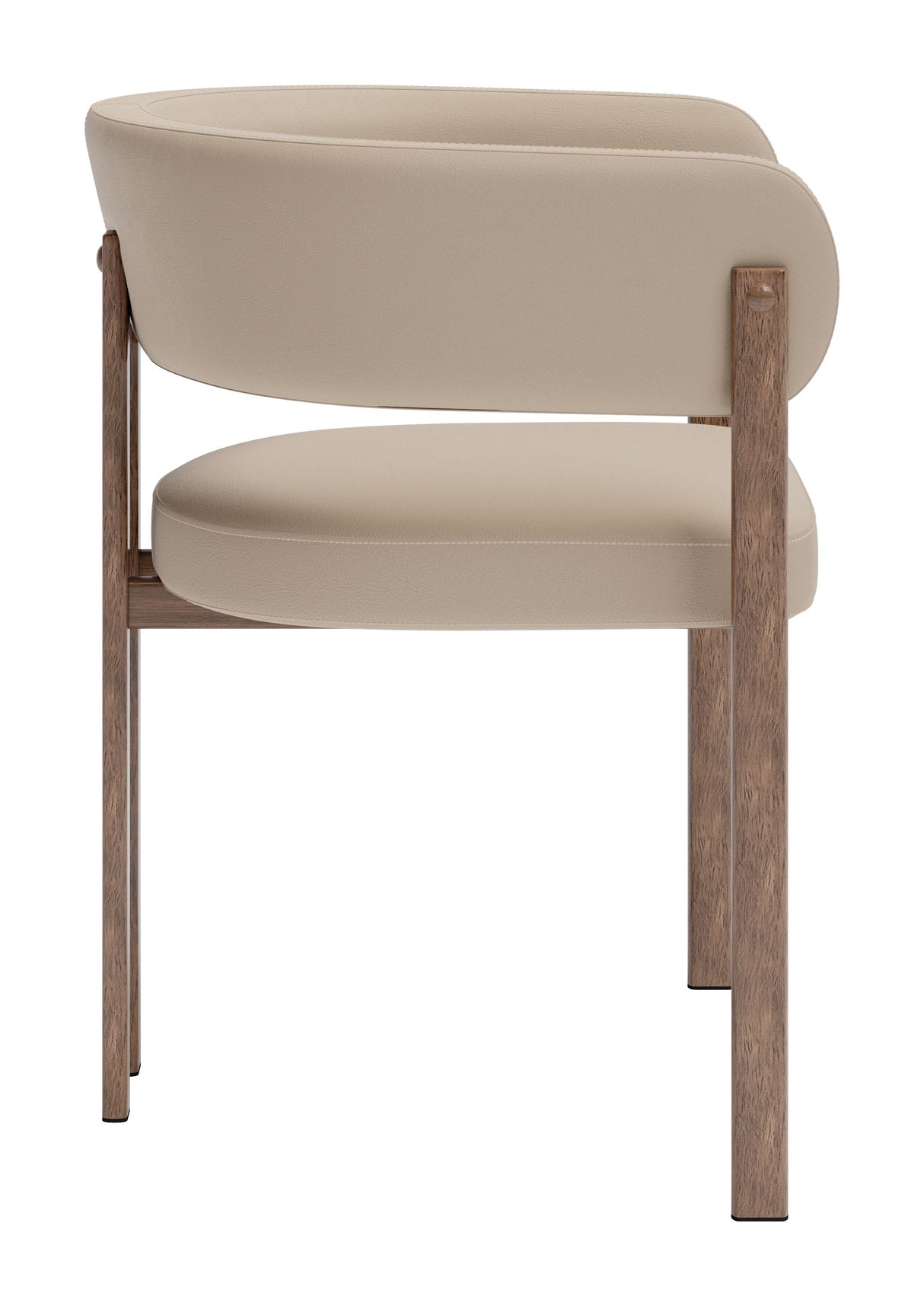 Ruge Beige Dining Chair (Set of 2) by Zuomod at Eve Furniture