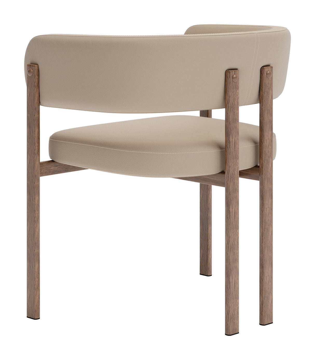 Ruge Beige Dining Chair (Set of 2) by Zuomod at Eve Furniture
