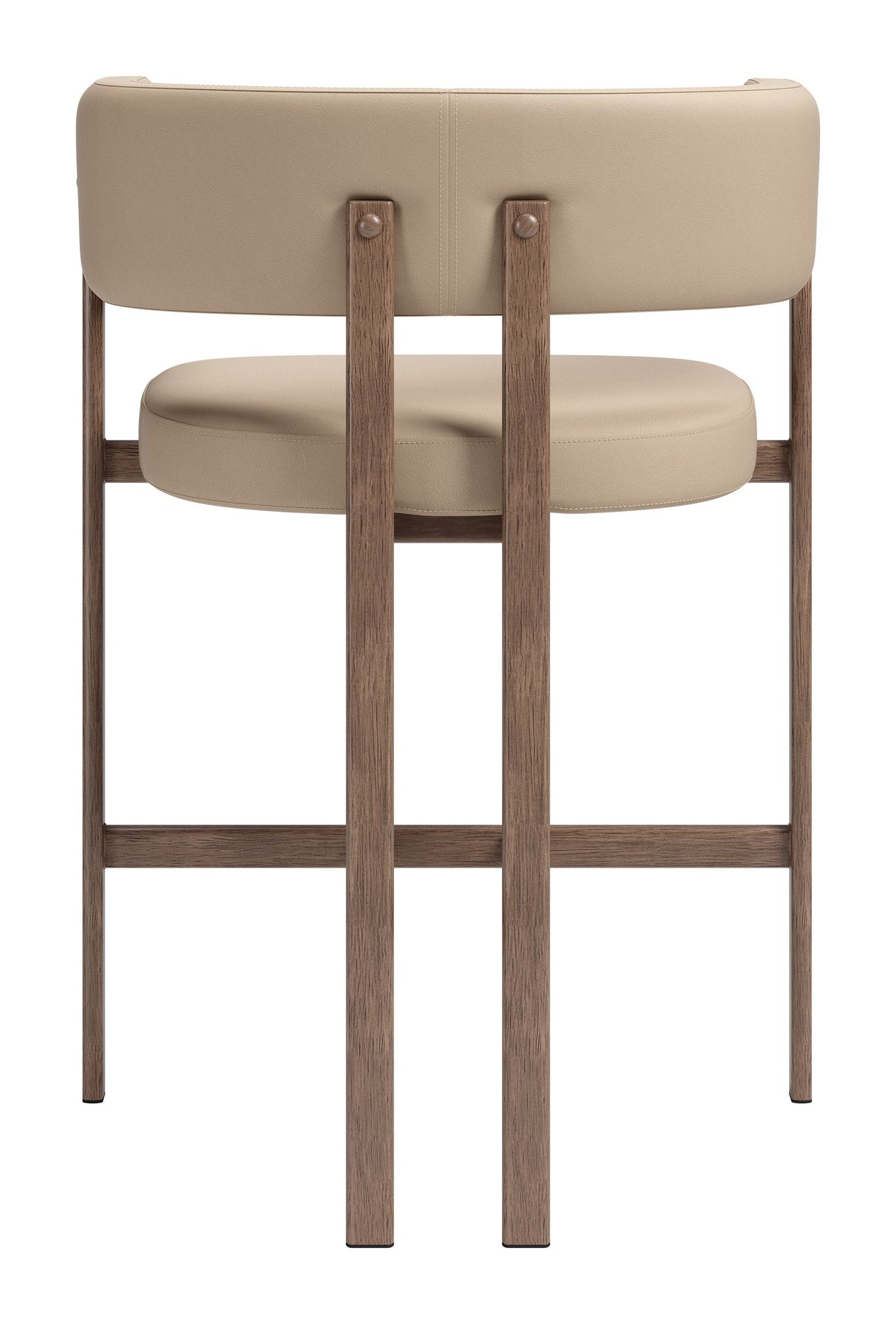 Ruge Counter Stool Beige by Zuomod at Eve Furniture