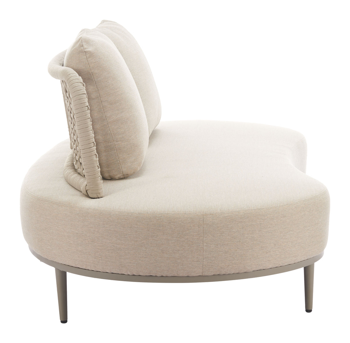 Ruhe Beige Outdoor Sofa by Zuomod at Eve Furniture