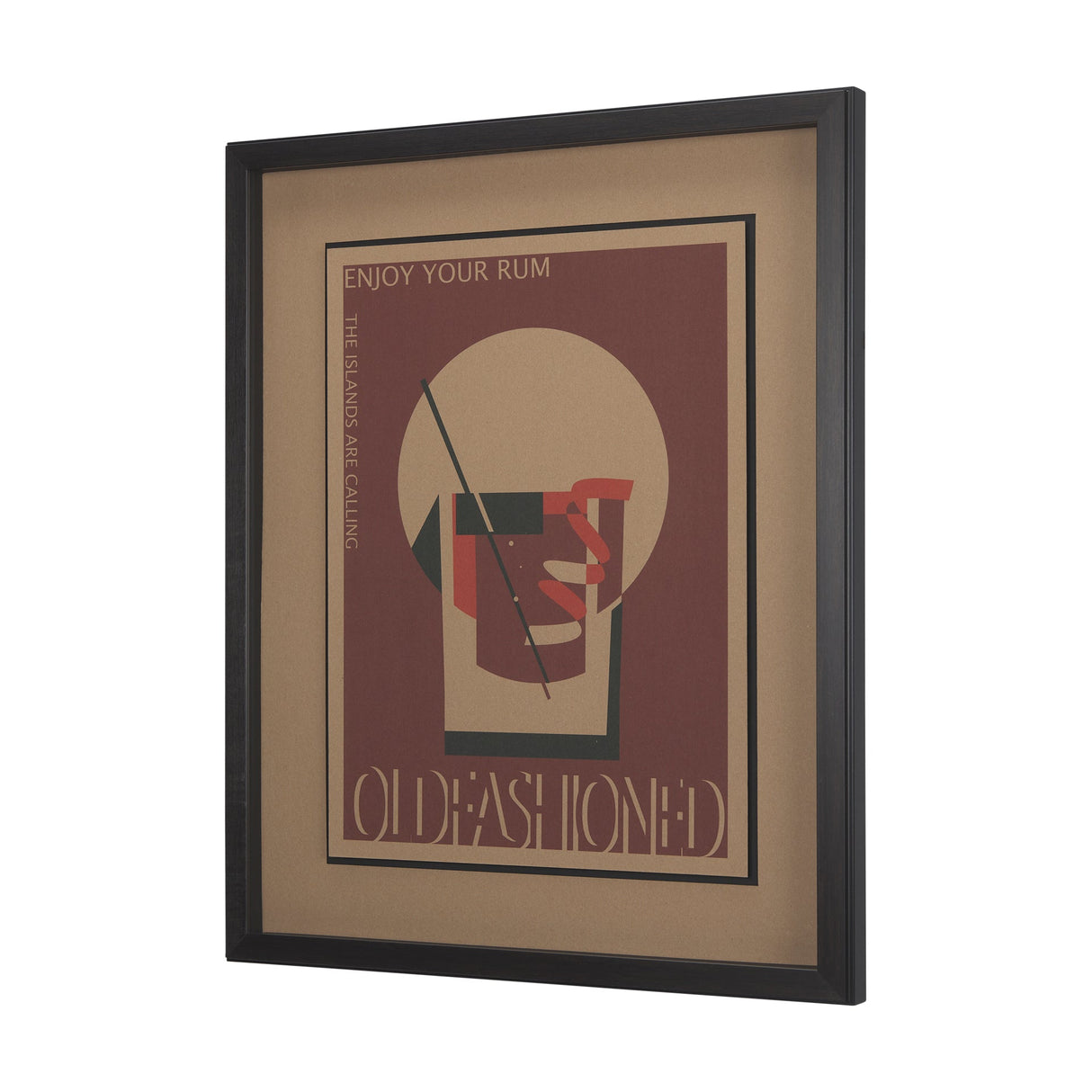 Rum by Simeng a Framed Art Print Matted under Glass by Mercana at Eve Furniture