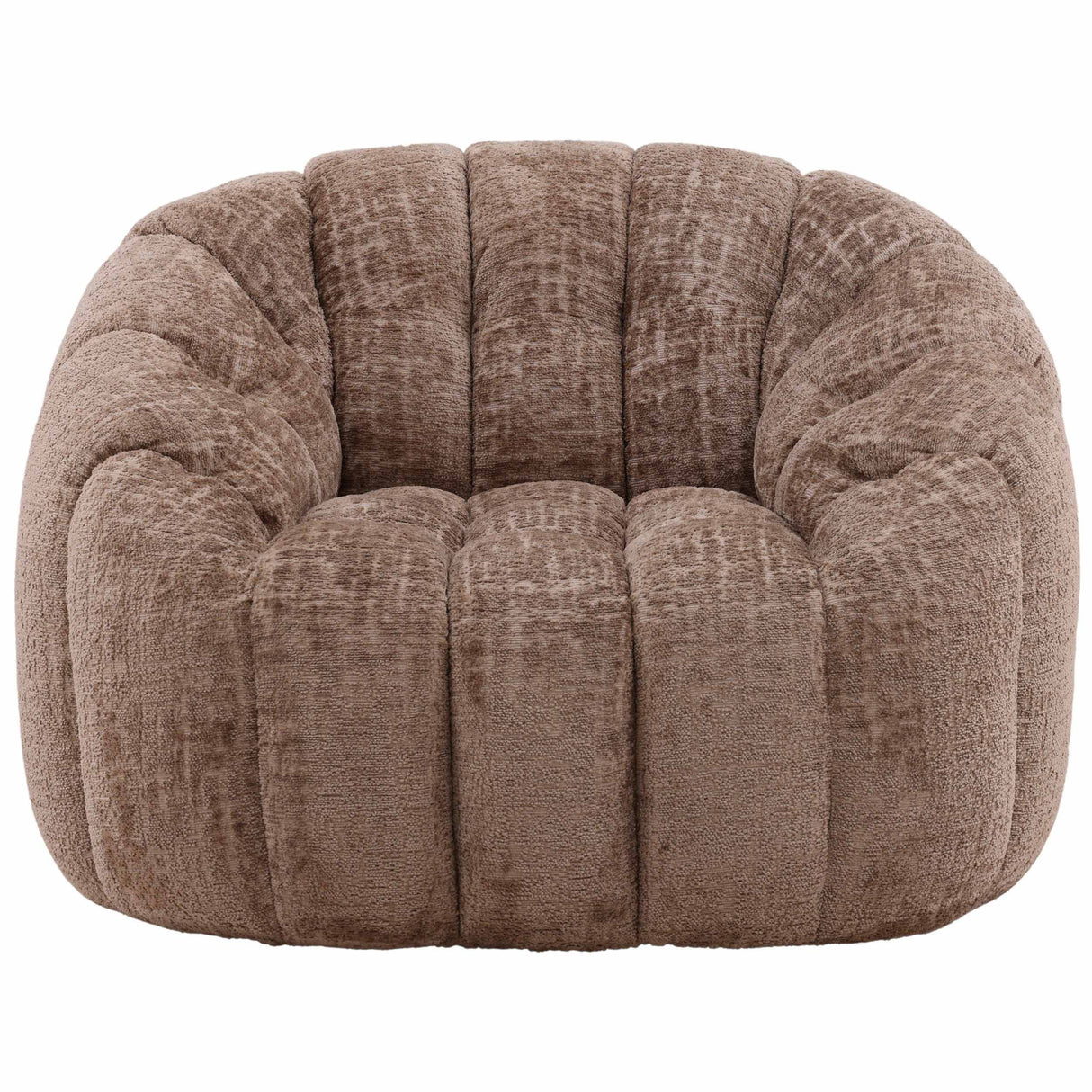 Rume Swivel Chair, Brown by Dovetail at Eve Furniture