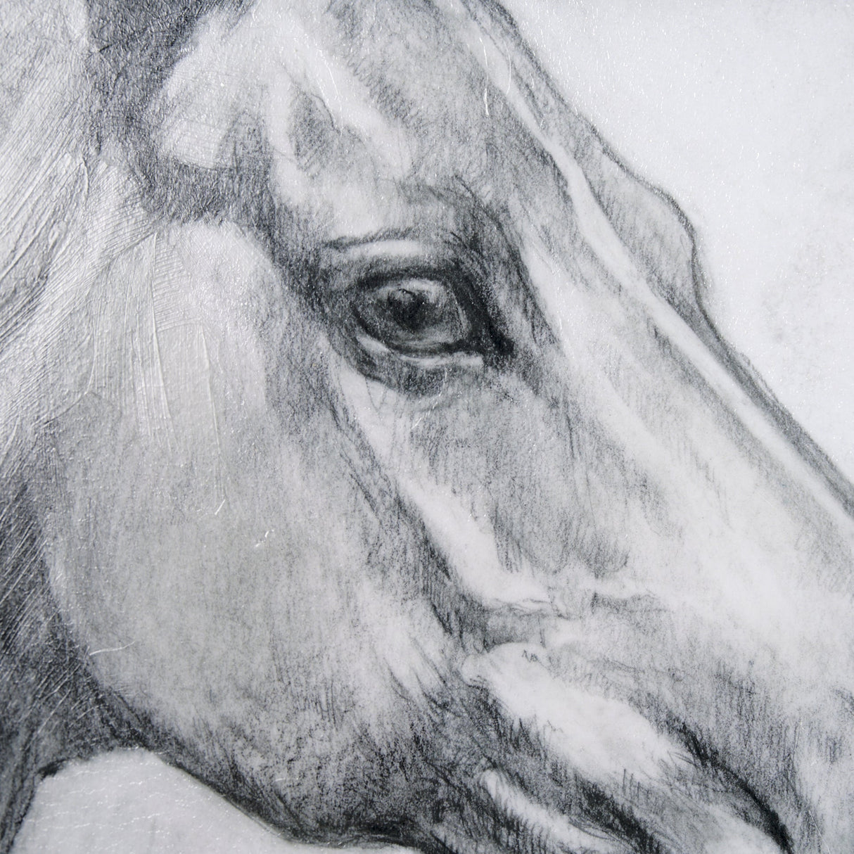 Running Horses (set of 3) by Mercana Studio a Hand Embellished Textured Framed Art Print by Mercana at Eve Furniture