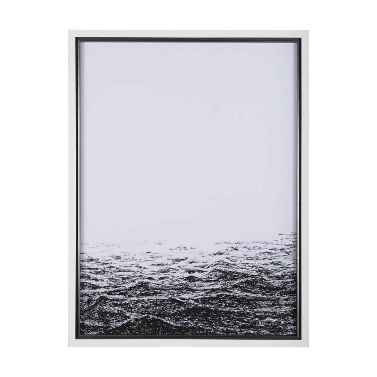 Running on Waves I by Simeng a Framed Art Print Matted under Glass by Mercana at Eve Furniture