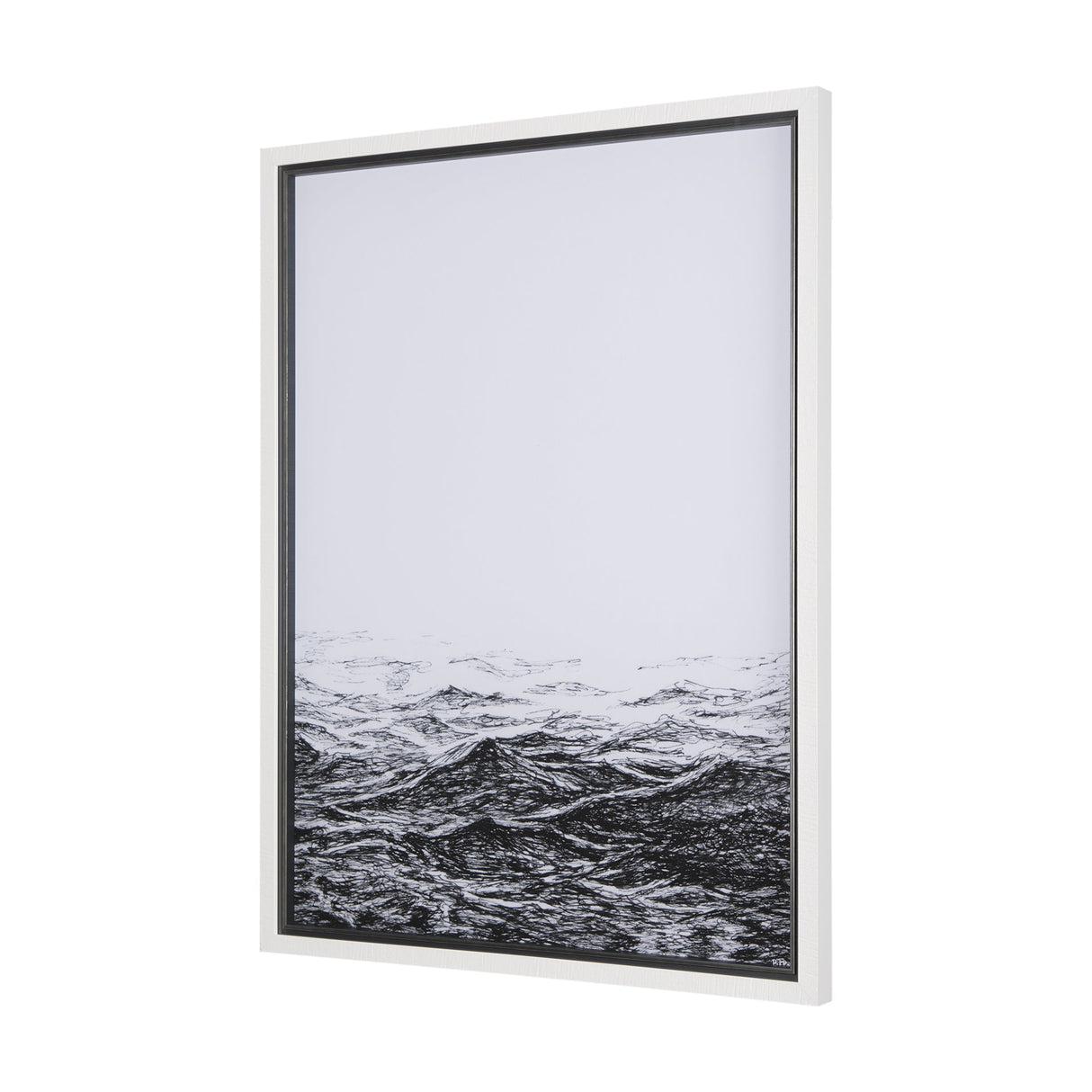 Running on Waves II by Simeng a Framed Art Print Matted under Glass by Mercana at Eve Furniture