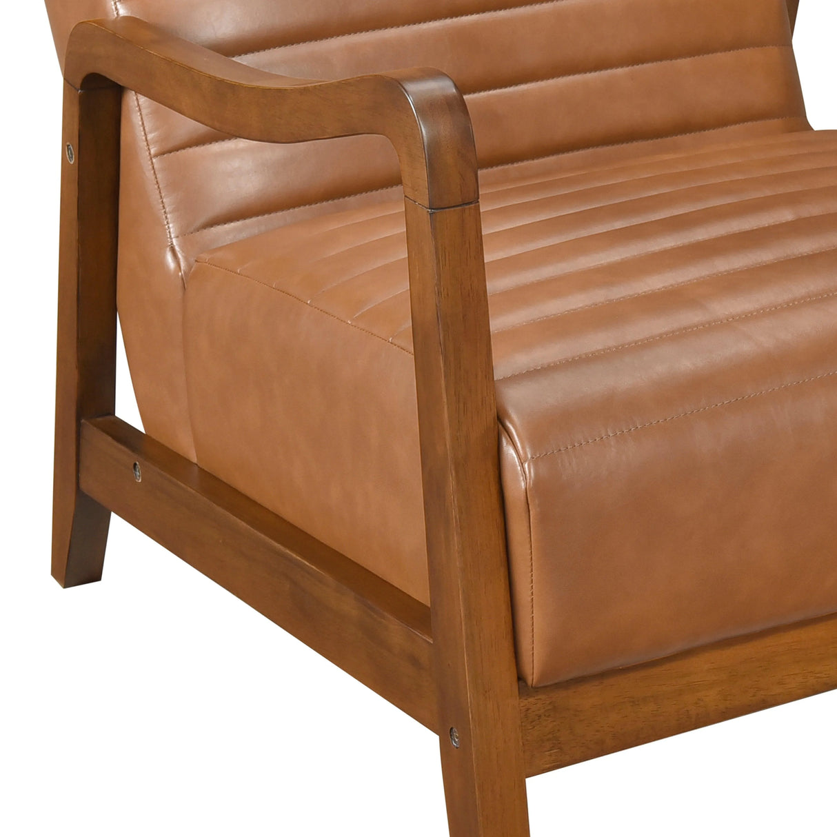 Rupert Brown Accent Chair by Homelegance at Eve Furniture