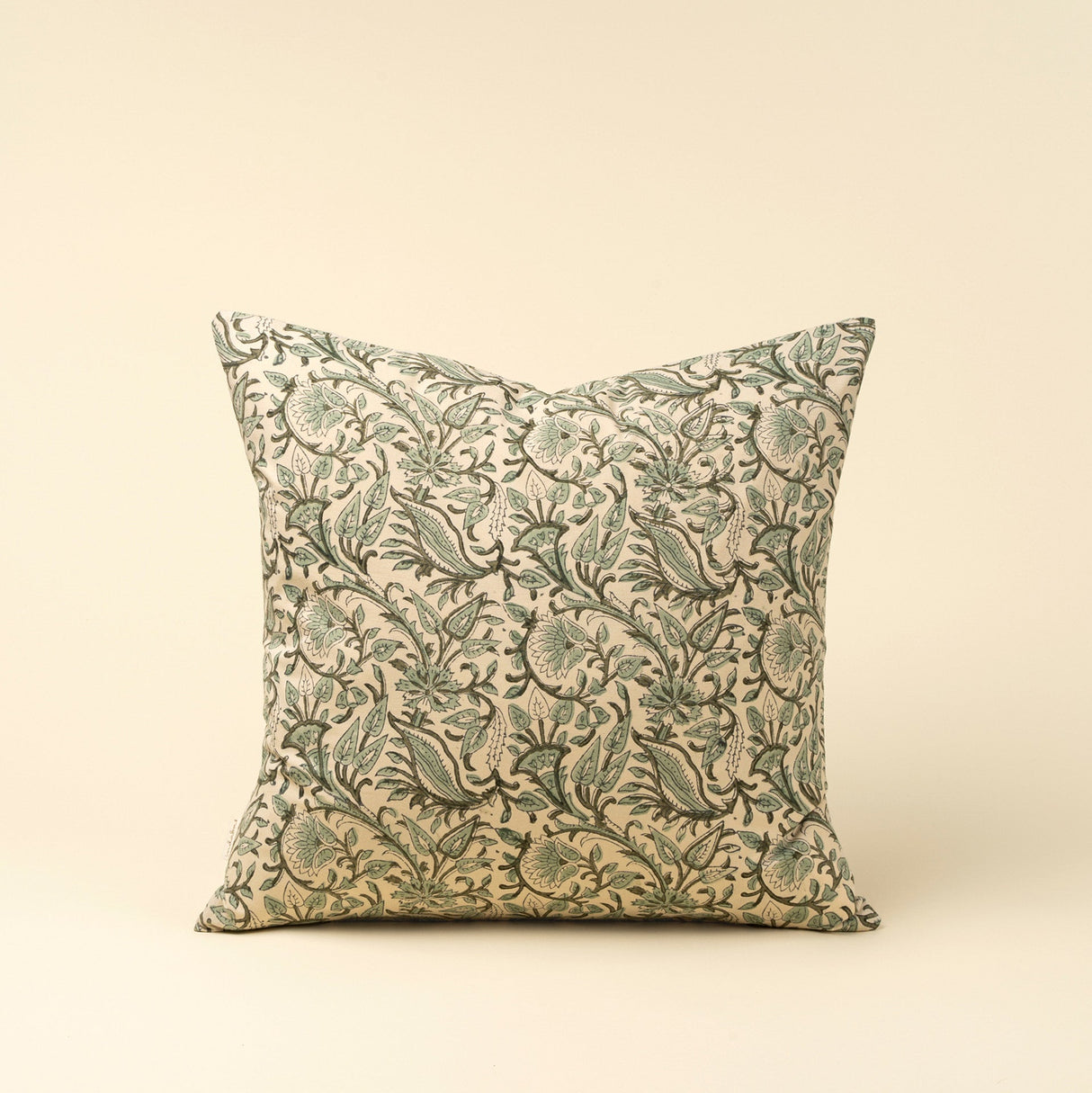 Rupi Block Print Pillow Cover w/Filler, Set of 2 by Mercana at Eve Furniture