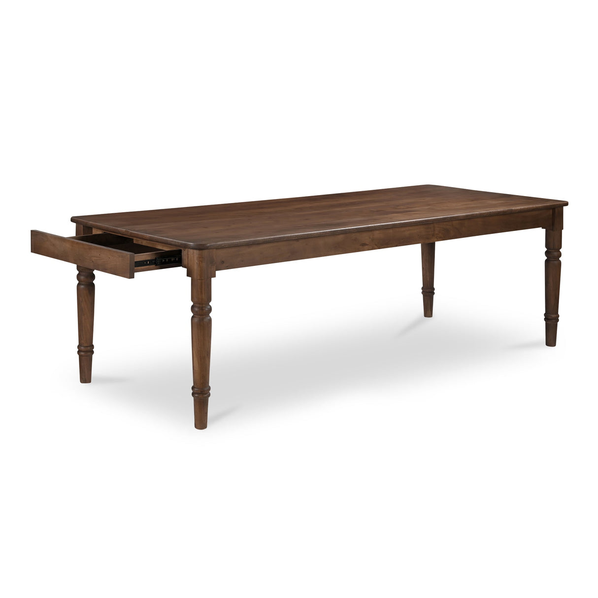 Russet Brown Dining Table by MOES at Eve Furniture