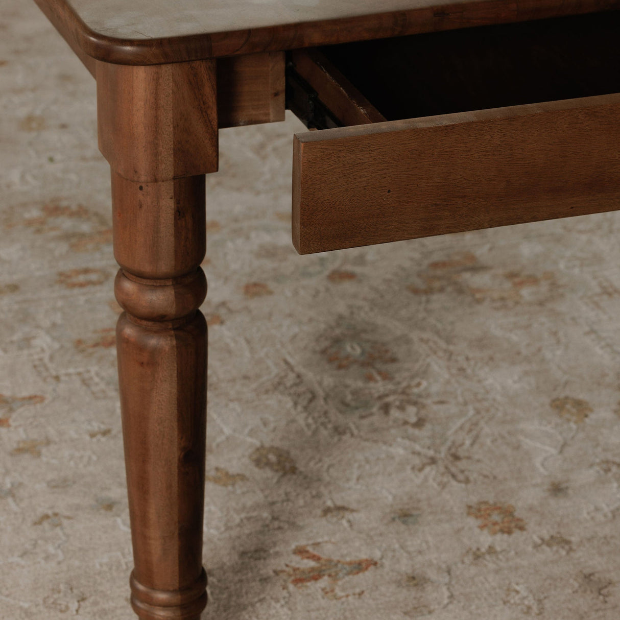 Russet Brown Dining Table by Moe's Home at Eve Furniture