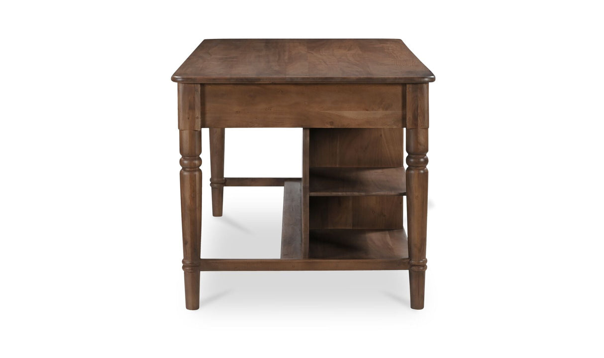 Russet Kitchen Island Brown by Moe's Home at Eve Furniture