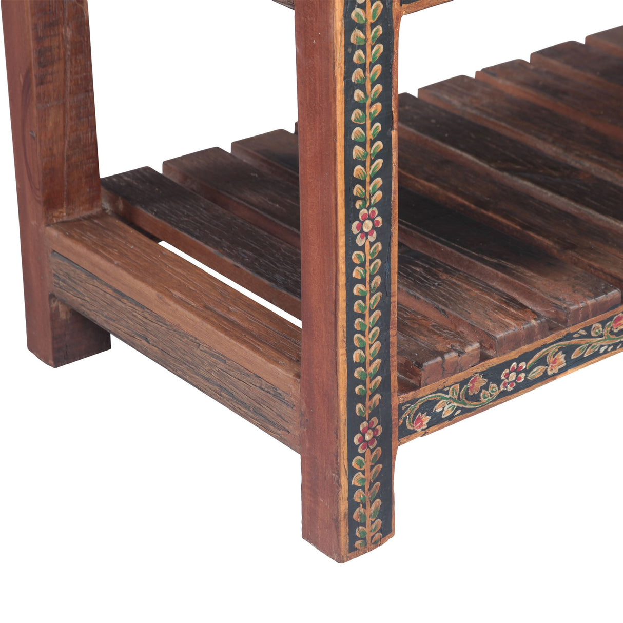 Rustic Roots 47" Hand Painted Console Table with Three Drawers by Home Trends & Design at Eve Furniture