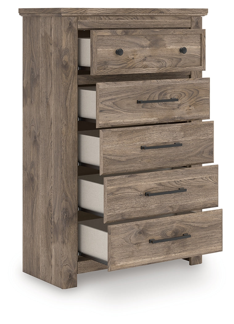 Rusticott Brown Chest of Drawers by Ashley at Eve Furniture