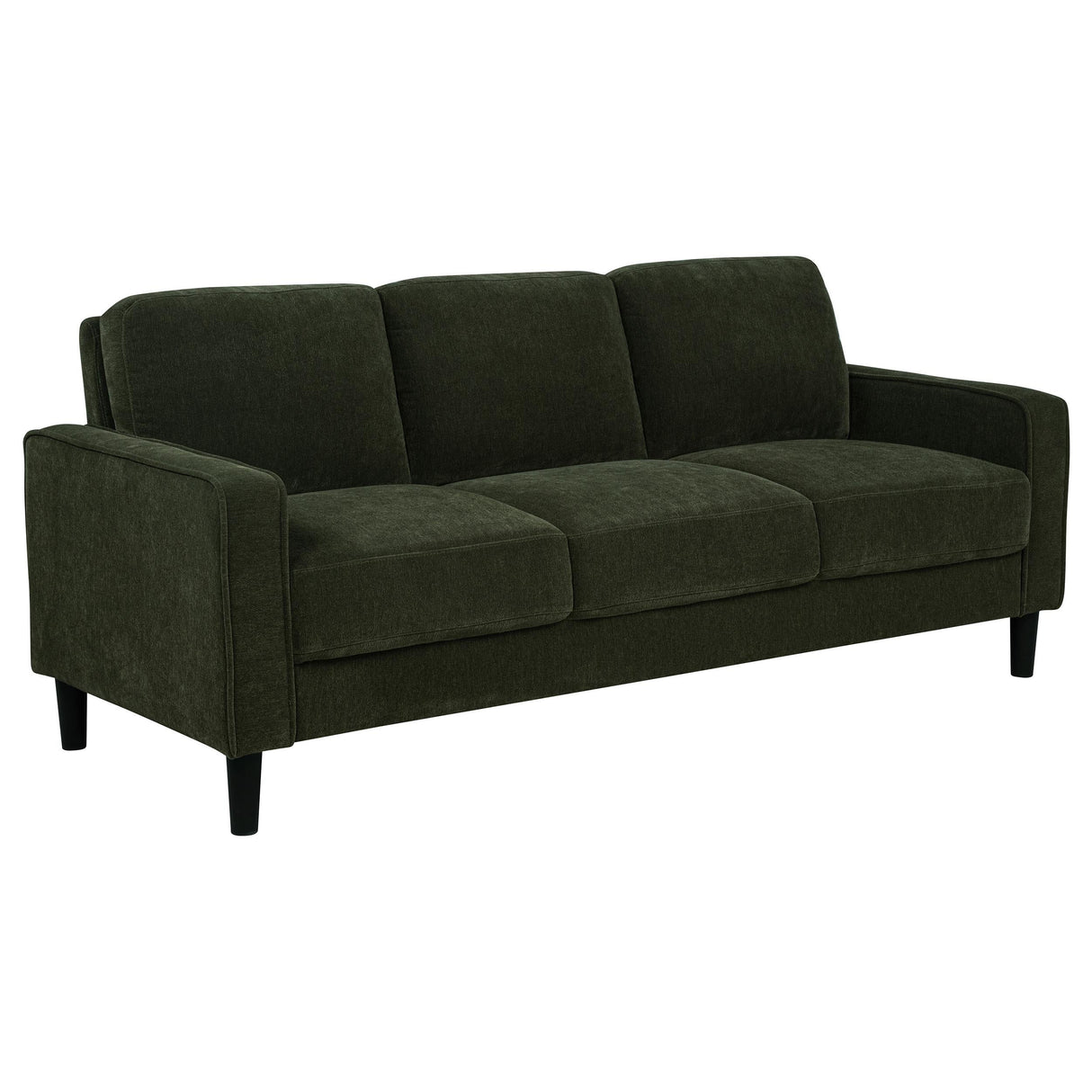 Ruth Matcha Green 77-inch Fabric Upholstered Track Arm Sofa by Coaster at Eve Furniture
