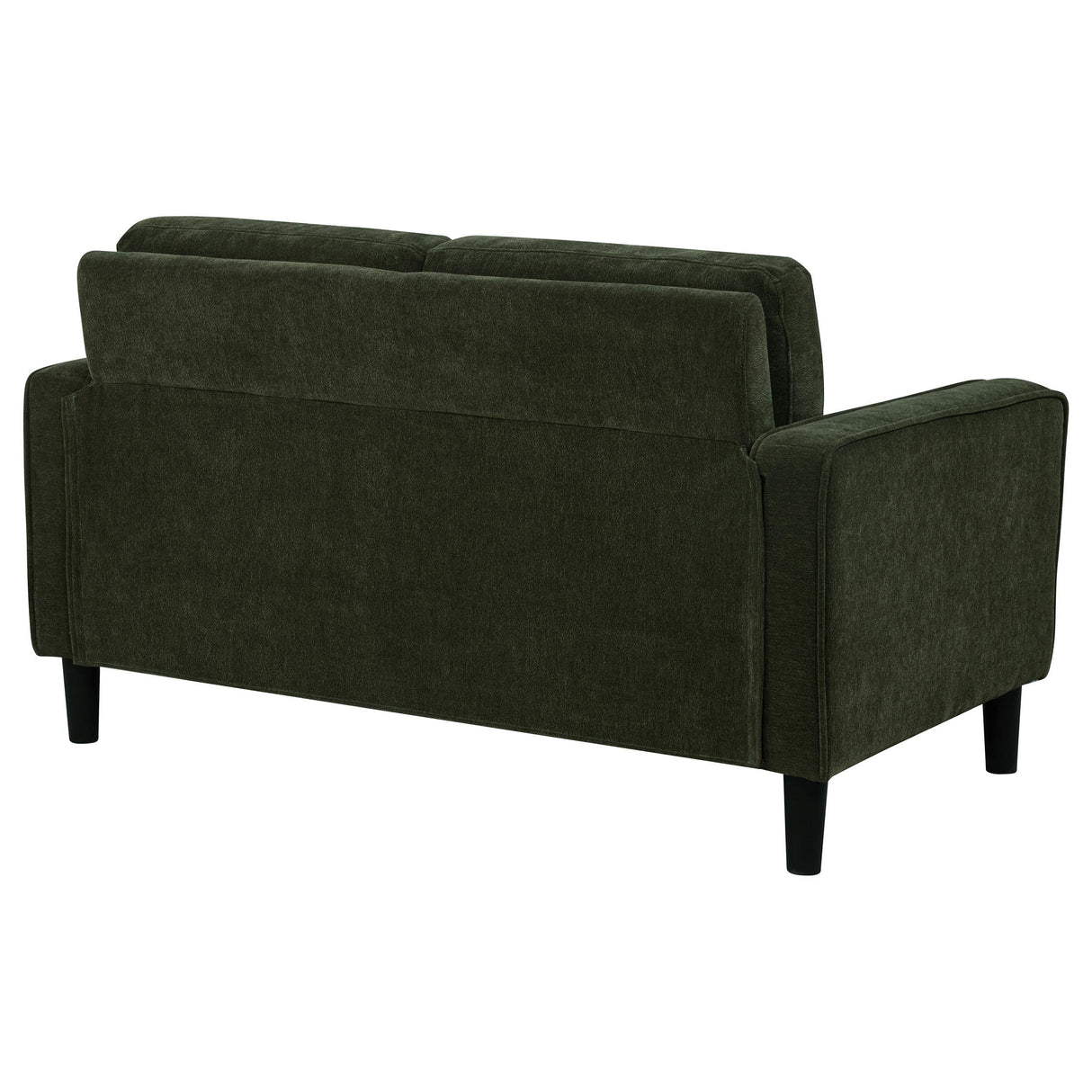 Ruth Matcha Green Fabric Upholstered Track Arm Loveseat by Coaster at Eve Furniture