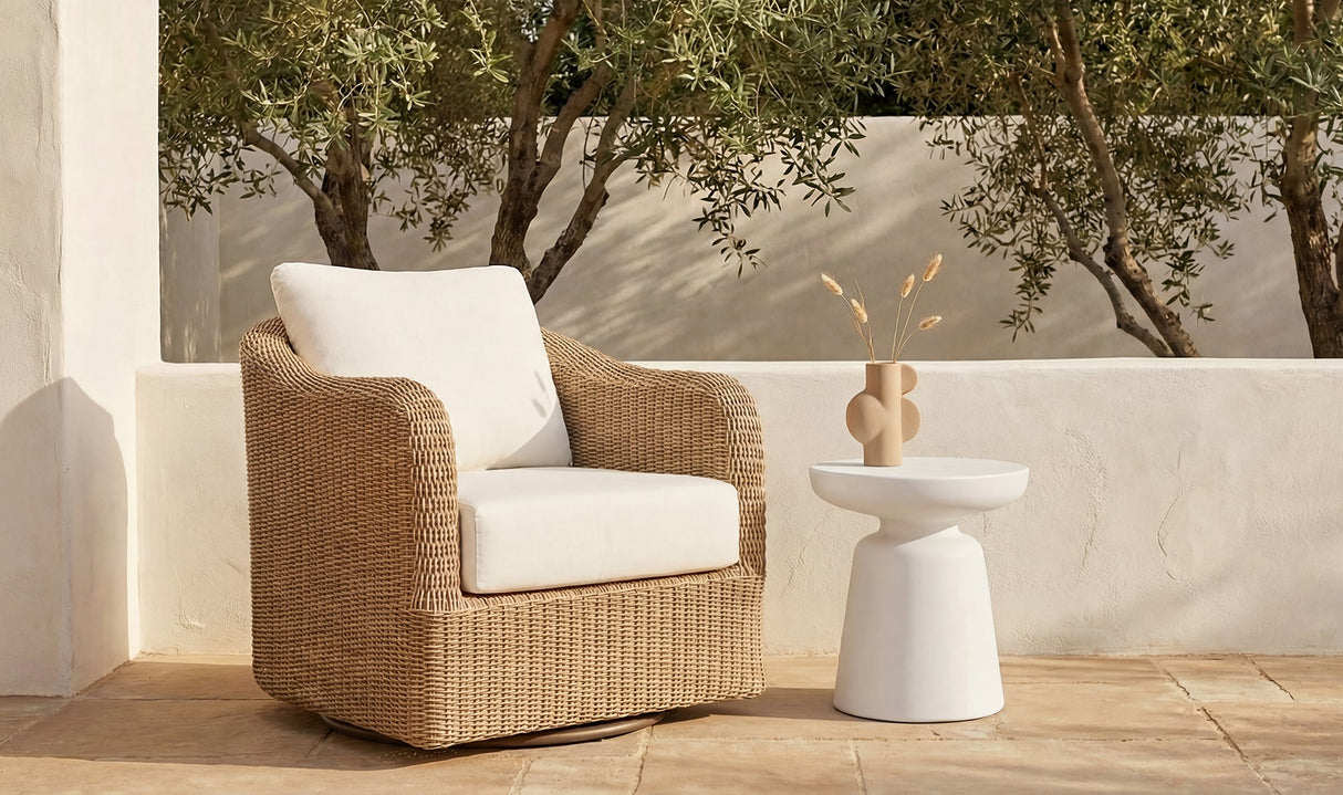 Ruth Outdoor Side Table White by Moe's Home at Eve Furniture