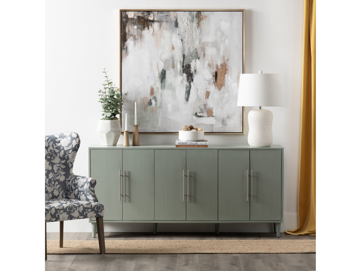 Rutherford Green/Mauve Canvas by Crestview at Eve Furniture