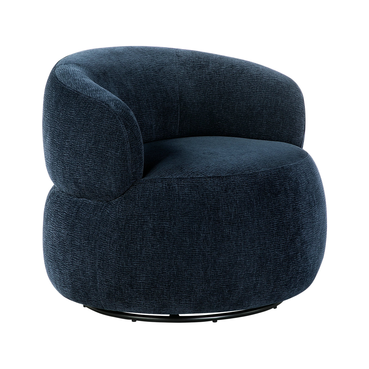 Ruvo Blue Swivel Accent Chair by Homelegance at Eve Furniture