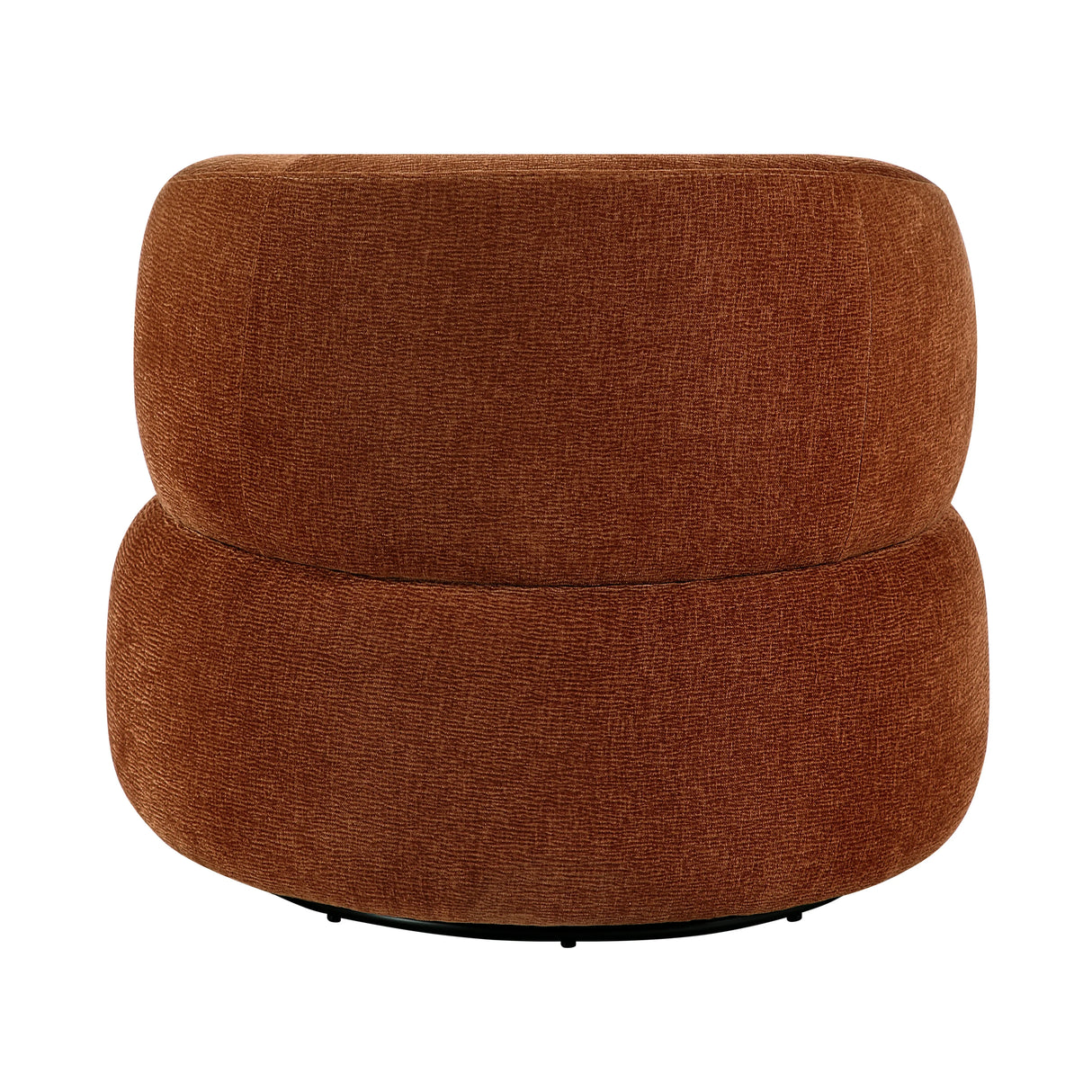 Ruvo Rusty Orange Swivel Accent Chair by Homelegance at Eve Furniture