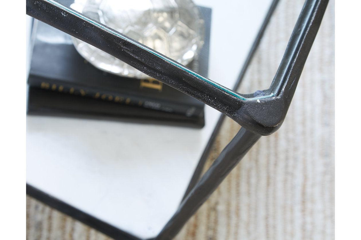 Ryandale Antique Black Accent Table by Ashley at Eve Furniture