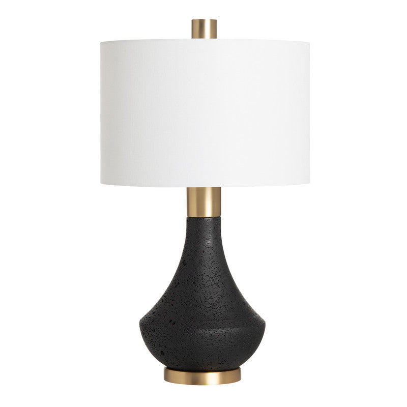 Ryder Black/Gold Table Lamp by Crestview at Eve Furniture