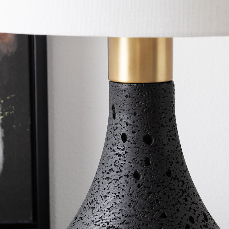 Ryder Black/Gold Table Lamp by Crestview at Eve Furniture