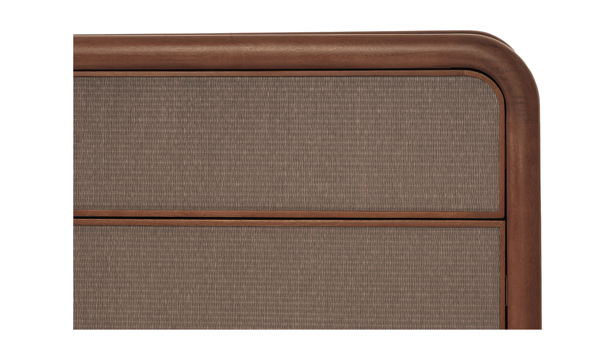 Rye 6 Drawer Dresser Warm Brown by Moe's Home at Eve Furniture