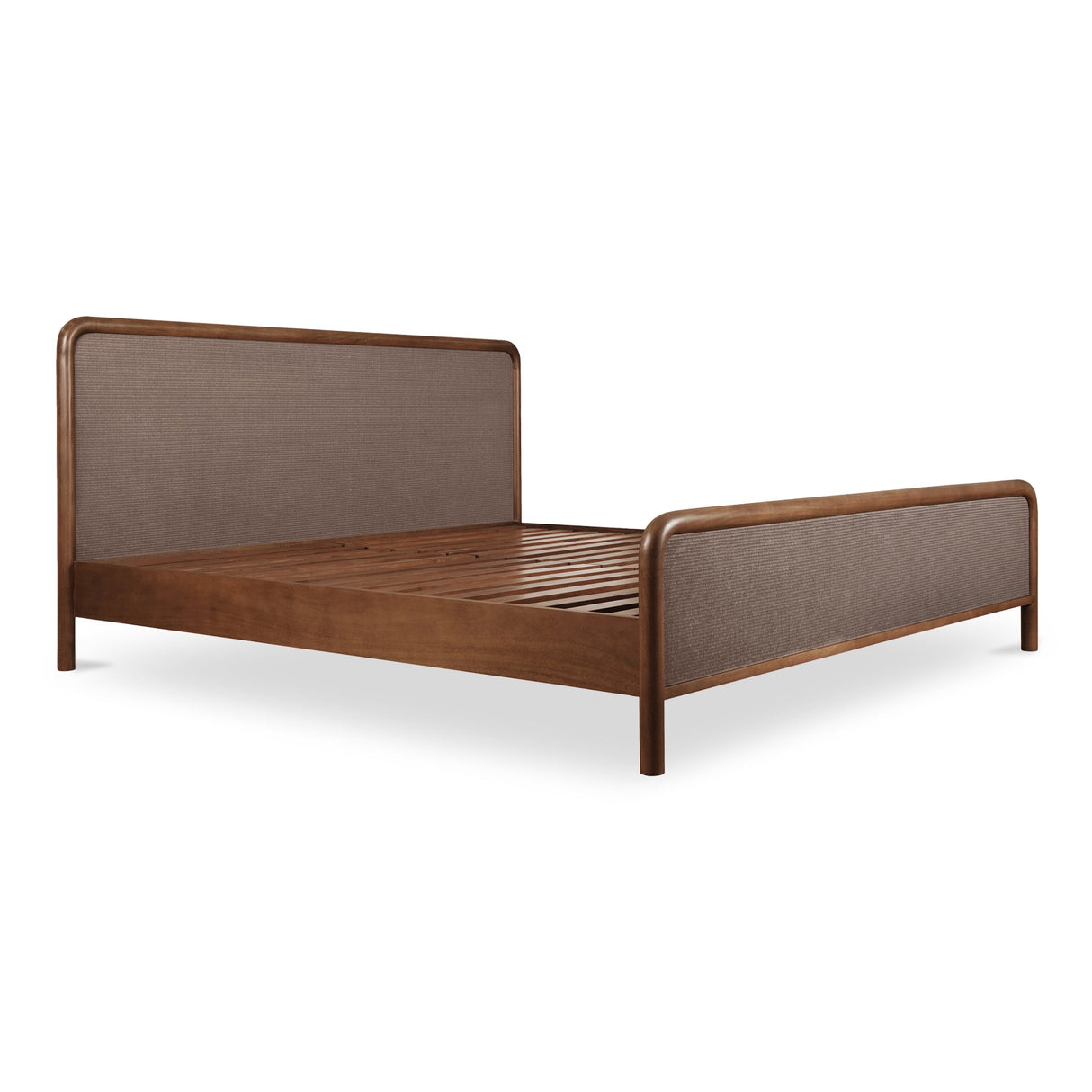 Rye Warm Brown King Bed by Moe's Home at Eve Furniture