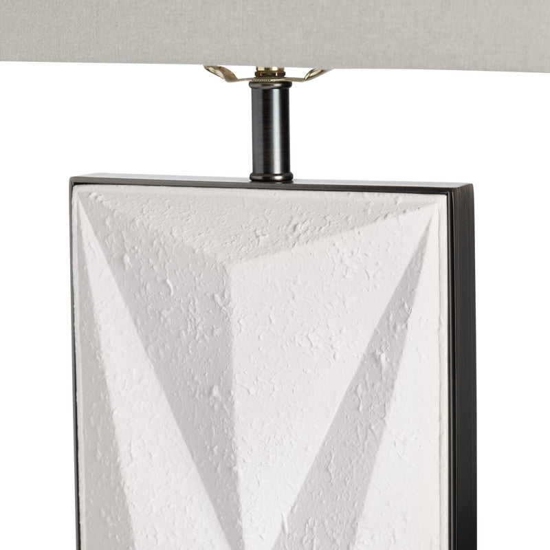 Rylan White Table Lamp (Set of 2) by Crestview at Eve Furniture