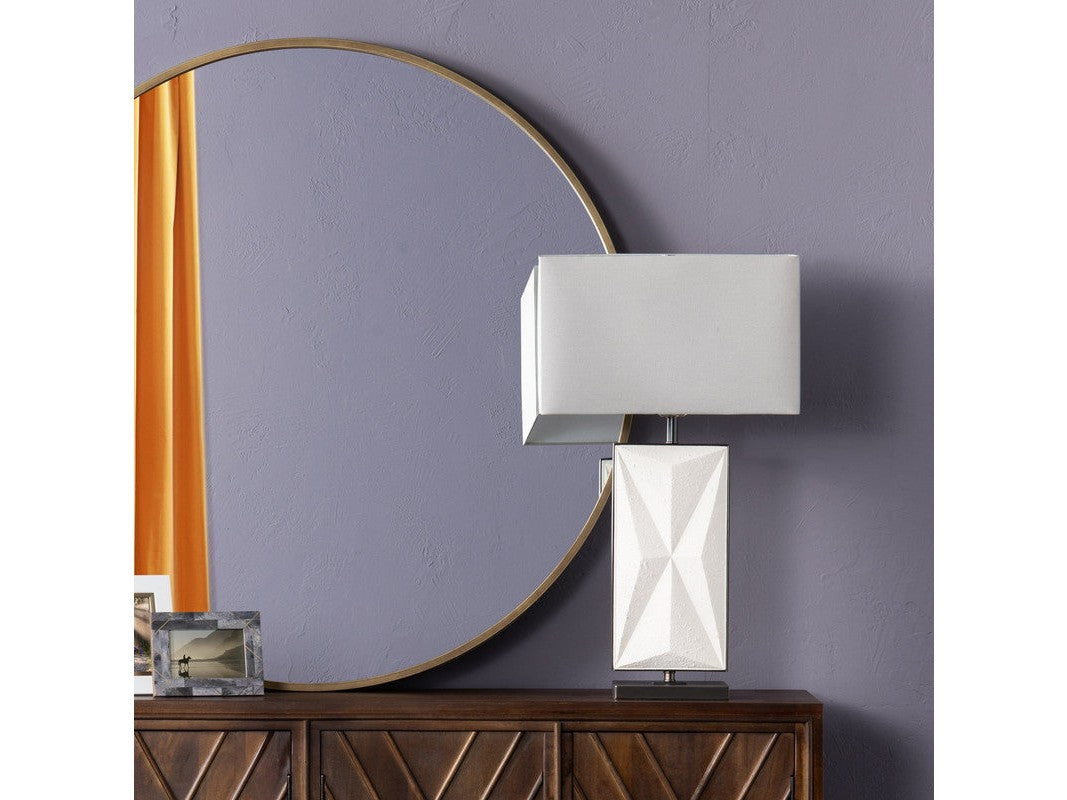 Rylan White Table Lamp (Set of 2) by Crestview at Eve Furniture