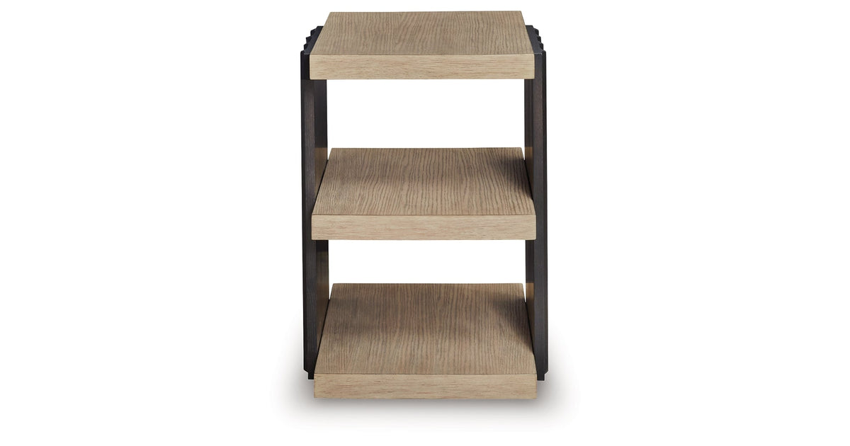 Rylandyn Black/Light Brown End Table by Ashley at Eve Furniture