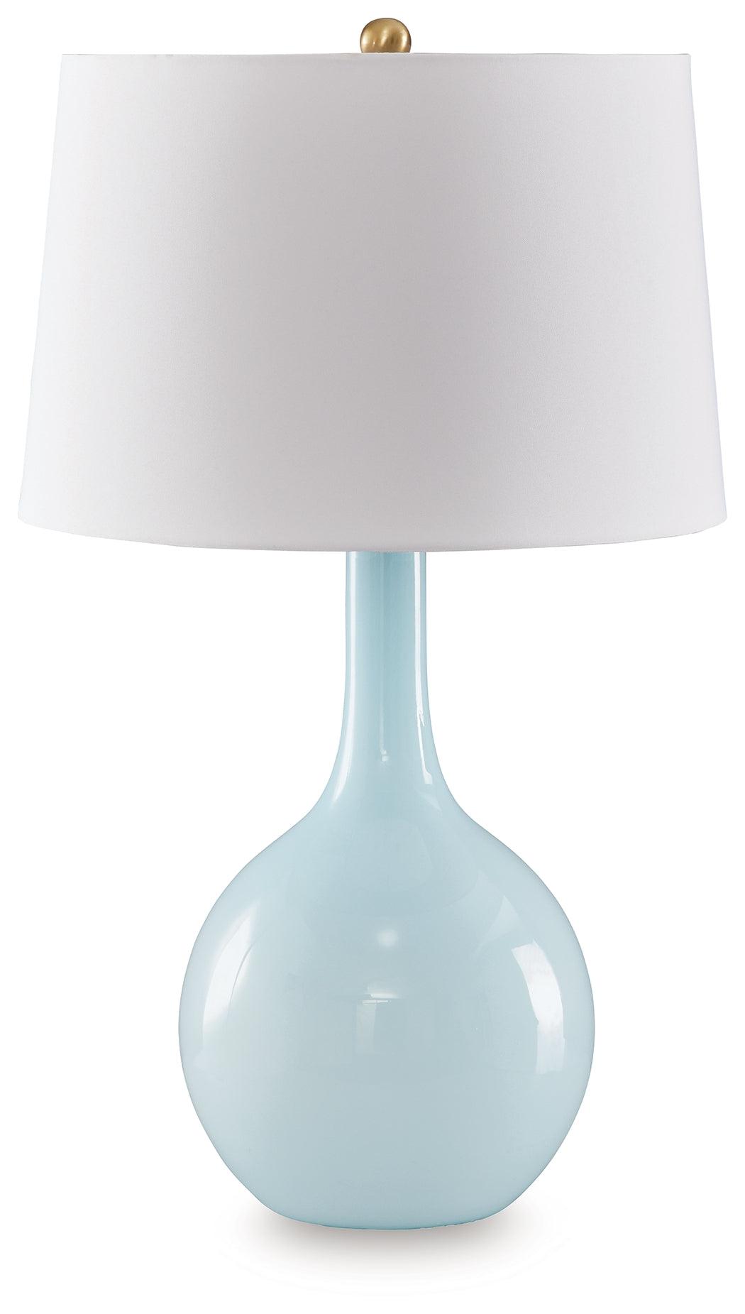 Rylanton Aqua Table Lamp by Ashley at Eve Furniture