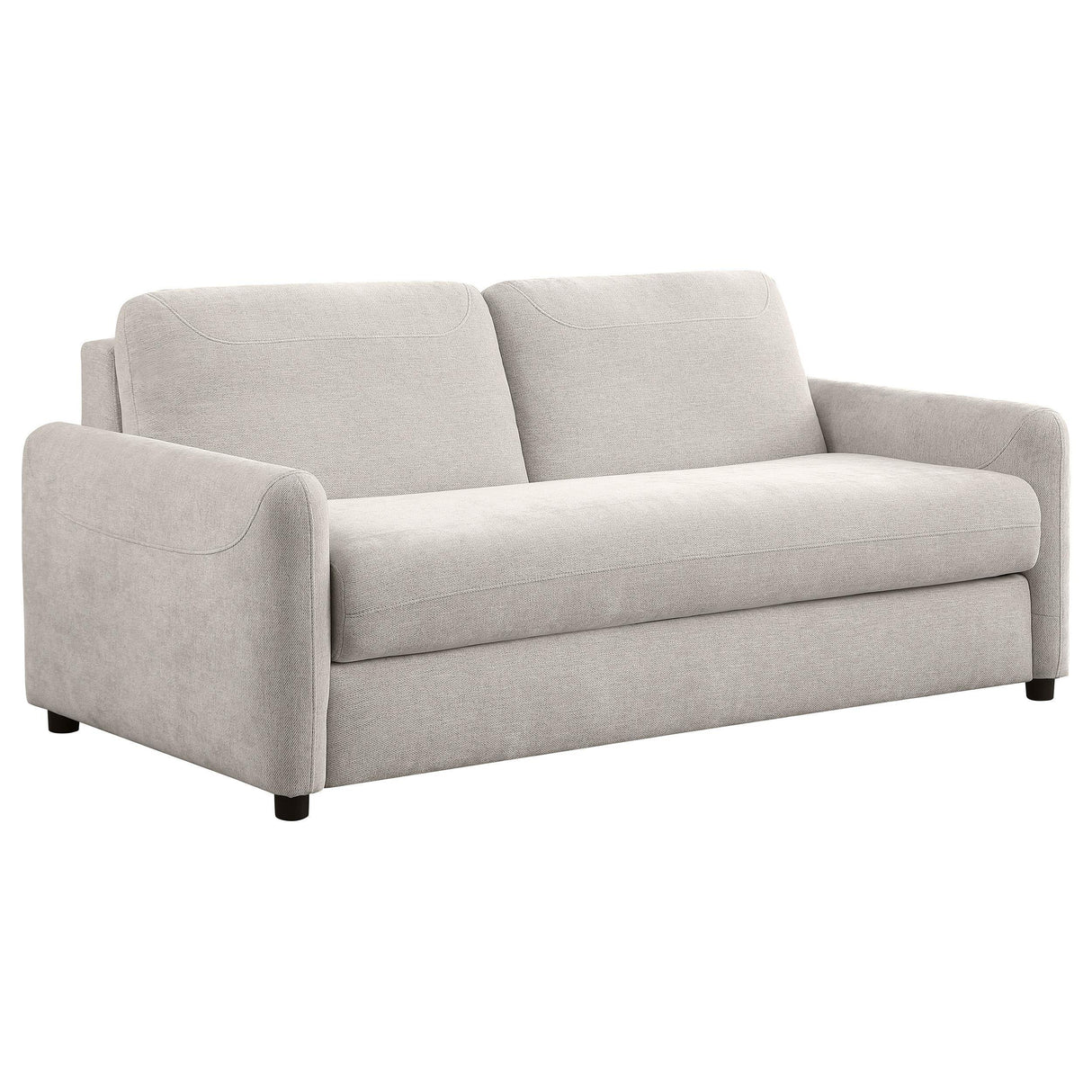 Rylie Upholstered Sofa Sleeper with Queen Mattress Beige by Coaster at Eve Furniture