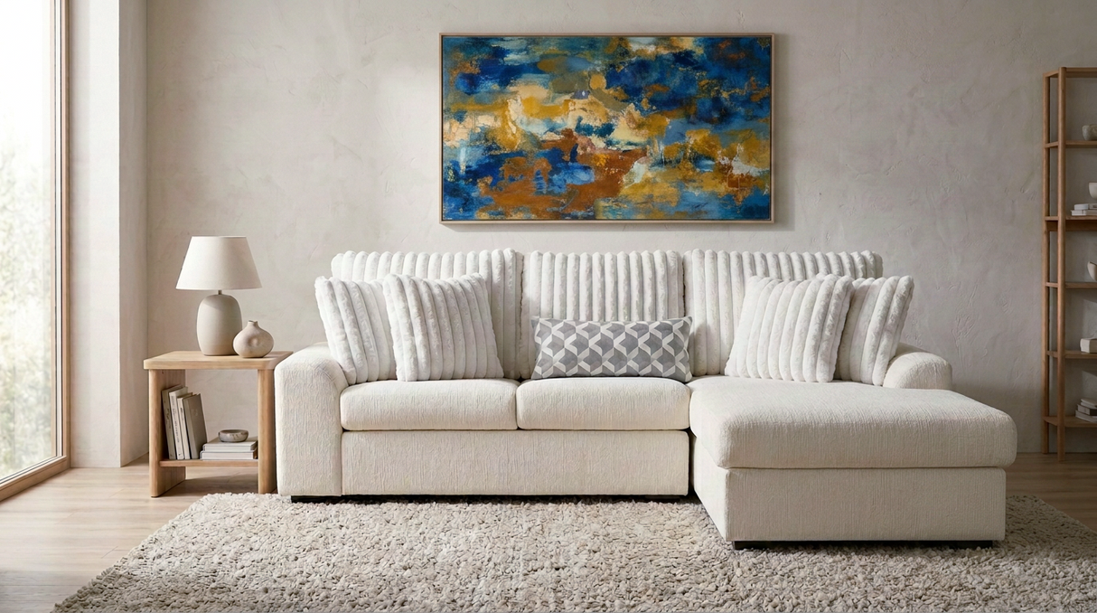 S1801 Brady Sectional 2pcs (Beige)