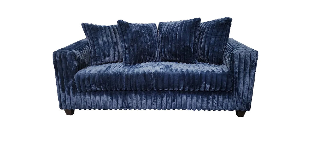 Gia Blue Sofa & Loveseat by New Era Innovations at Eve Furniture