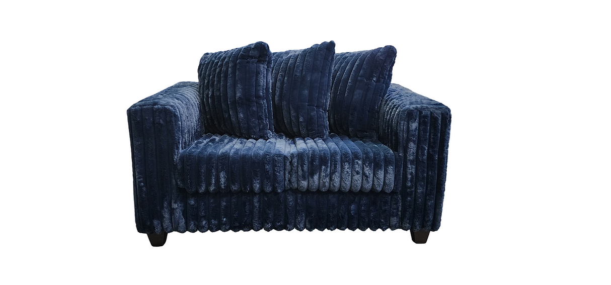 Gia Blue Sofa & Loveseat by New Era Innovations at Eve Furniture